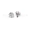 Pendientes de Titanio F136 con Estrella de Cinco Puntas y Circonita Engastada en Garras Pendientes de Hélice con Circonita de Estrella Aleación de Titanio G23 Joyería para Piercings