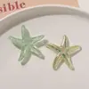 Charms para Zapatos DIY Compatibles con Crocs Zhentu, Accesorios Decorativos de Hebilla de Estrella de Mar Rayada para Playa de Verano