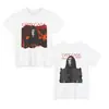 Novo Produto para Website Independente Lady-Gaga Turnê 2026 Homens Mulheres Harajuku Manga Curta Gola Redonda Camisa Casual