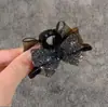 Exquisita pinza de red de malla con lazo de diamantes completos, pinza pequeña para agarrar, súper hermosa, pinza para flequillo de doble cara AB, pinza de pelo de princesa, pinza para el pelo lateral