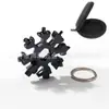 Llave de copo de nieve 18 en 1 llave hexagonal multifuncional herramienta octogonal portátil llave edc selección de bolsa de caja de regalo