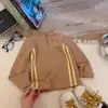 Camiseta básica infantil de media cremallera con cuello alto, ropa de otoño, top de manga larga con estampado de dibujos animados para niños y niñas, ropa infantil casual para niños mayores