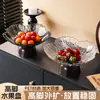 Luxo Leve Estilo Francês Vintage High-End Bandeja de Frutas para Mesa de Centro da Sala de Estar, Prato de Exibição para Frutas Secas e Lanches, Bandeja de Decoração de Casa High-End