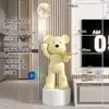 Alemão 2026 Novo Modelo Fabricante Urso Violento Enfeites de Sala de Estar Armário de TV Grande de Chão Decoração Suave Luxo Acessível High-End