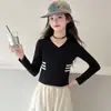 Pantalones de pierna ancha para niñas 2026 Otoño Nuevo Estilo Cintura Alta Holgados Casuales Pantalones de Chándal para Niños Mayores
