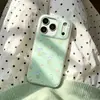 Capa de celular de tulipa degradê adequada para Huawei, Vivo, Xiaomi, OPPO, iPhone fosco Apple 17/16 Pro para mulheres