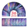 Set de 36 Tarjetas Inspiradoras con Diseños de Universo Estrellado, Tarjetas con Mensajes de Sanación, Decoración de Pared, Materiales para Journaling, Postales