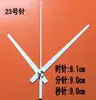 Reloj de Punto de Cruz DIY Reloj de Aguja Reloj de Cuarzo Aguja Accesorios para Reloj de Pared Hecho a Mano Metal Segundero