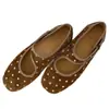 Zapatos planos para mujer de piel auténtica, estilo Chanel, punta fina, suela plana, nueva colección otoño/invierno 2026, zapatos Mary Jane de lunares, mocasines