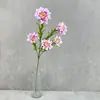 Flor de Rosa Única Simulada para Decoração de Casamento, Flor Artificial para Decoração de Casa, Arranjo de Flores, Flor Falsa, Decoração Suave, Arte Floral, Adereço de Fotografia