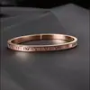 Moda Retro Europea y Americana Pulsera de Acero de Titanio de 4 mm Hebilla de Número Romano Pulsera de Acero Inoxidable Joyería para Niñas Venta al por Mayor