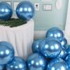 Globo metálico de una capa 12 pulgadas 2.8g color metálico decoración de cumpleaños globo para fiesta set de procesamiento de globos para boda