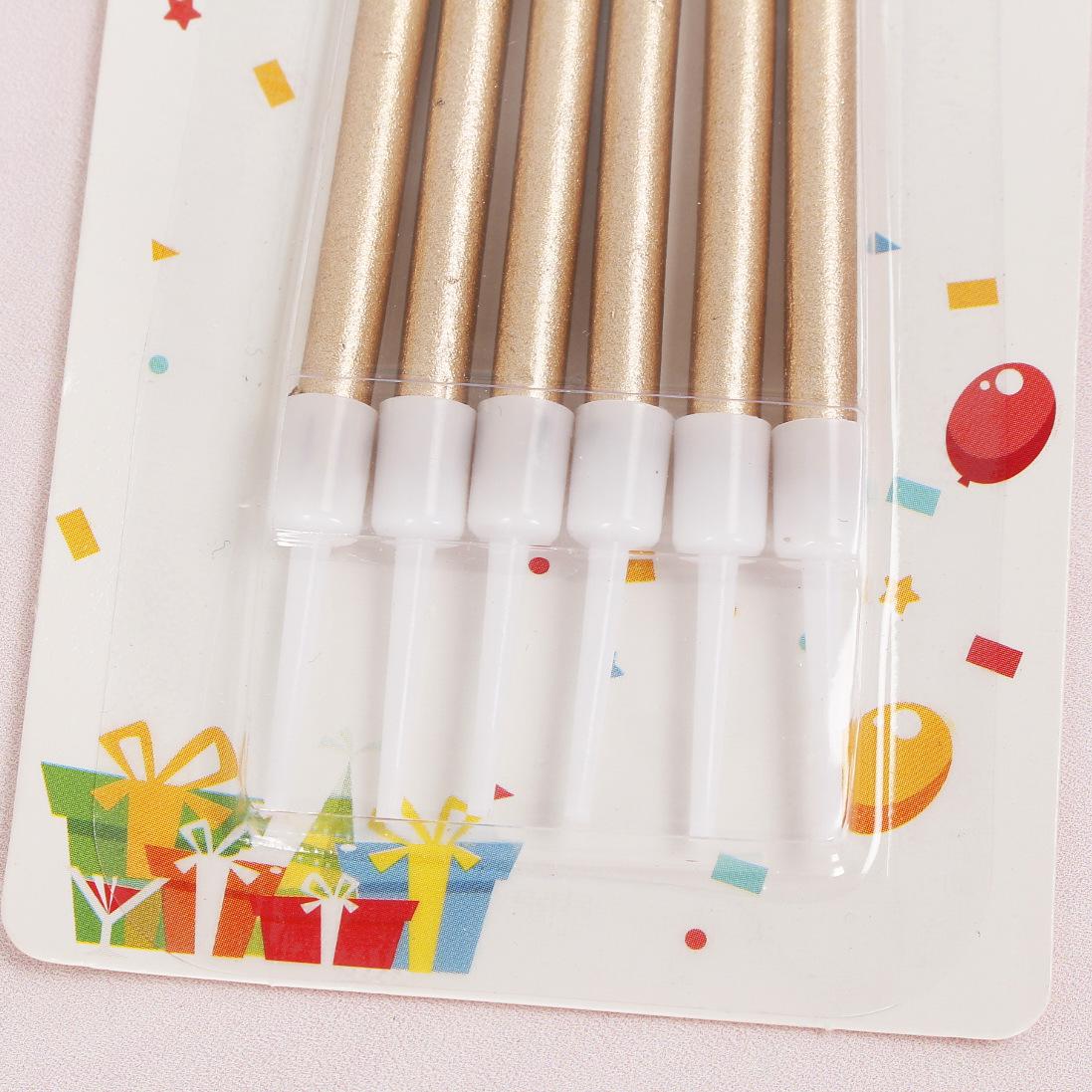 长金色直杆蜡烛玫瑰1