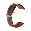 Correa de cuero marrón grava para reloj Huawei Watch3 GT3 de 46 mm, compatible con Samsung S1 y Apple Smart Watch.