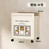Cesto de Roupa Suja de Grande Capacidade para Casa Montado na Parede Cesto de Roupa Suja para Banheiro Cesto de Armazenamento Dobrável para Banheiro