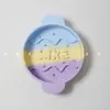 Tigela de Silicone Personalizada de Fábrica para Alimentação Lenta de Animais de Estimação para Gatos, Tigela de Comida para Gatos Anti-Derrubada, Tigela para Gatos, Tigela Anti-Engasgo para Cachorros, Rotulagem Atacado