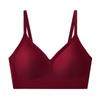 Roupa Íntima Invisível Sem Marcas Feminina Verão Fina Seios Grandes Mostrados Pequenos Tamanhos de Recolhimento Cor da Pele Escura Sutiã Colete