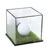 Cubierta de Acrílico de Alta Transparencia para Pelotas de Béisbol Caja para Pelotas de Golf Colección de Tenis Mesa de Exhibición de Firmas Caja de Almacenamiento para Tenis de Mesa