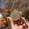 Gran Venta Tanka Tibetano Nepalí Puro Pintado a Mano con Mantra Núcleo de Tarjeta 3.5