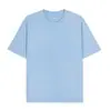 Camiseta trendy lavada con efecto desgastado, mismo estilo que Amazon, 220g, para parejas, informal holgada transfronteriza, hombros caídos, cuello redondo, manga corta