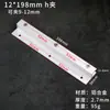 Aleación de aluminio Clip fijador de vidrio en forma de H Soporte para espejo Soporte para tablero publicitario Soporte para estante de acrílico Soporte para panel divisor Clip H
