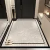 Capacho para Porta de Entrada de Linho Sintético, Novo Tapete para Hall de Entrada, Capacho Doméstico para Entrada, Personalizável, Antiderrapante, Resistente à Sujeira