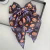 Amazon Más Vendido Transfronterizo Cinta de Moño de Halloween Pinza de Resorte Calabaza Fantasma Araña Pasador en la Parte Posterior de la Cabeza