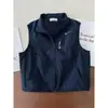 Colete Leve para Esportes ao Ar Livre para Meninos~Jaqueta Colete Casual com Gola Alta e Zíper para Crianças Maiores, Adequado para Primavera, Outono e Verão