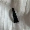 Pinza para el Cabello de Lunares con Textura Brillante, Pinza Triangular para el Cabello, Pinza BB Plisada Exquisita de Alta Gama, Pinza Lateral para la Frente, Pasador, Accesorio para el Cabello