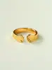 Anillo Abierto de Plata con Figura Pequeña de Personalidad Versátil Diaria para Mujer Moda de Nicho Gato Poseidón Huella de Pata Anillo Apilable para Dedo Índice