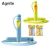 Corda de Pular Segmentada Deli Angnet FT334 com Pegada Ergonômica para Iniciantes, Fitness e Esportes, Corda Profissional