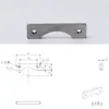 Tuercas rectangulares de acero inoxidable 304, tuercas multi-agujero, accesorios para perfiles de aluminio, tuercas no estándar M6, M4, M8