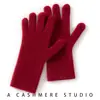 Nuevos guantes de punto acanalado de cachemira para otoño e invierno, cálidos y a prueba de frío, suaves y amigables con la piel para hombres y mujeres, adecuados para ciclismo al aire libre