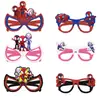 Óculos e máscaras da Patrulha Canina e Homem-Aranha em estoque transfronteiriços, máscaras de festa de desenhos animados, itens decorativos de papel para festa à fantasia