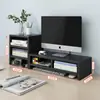 Base Elevada para Pantalla de Monitor de Escritorio de Computadora Estante de Almacenamiento para Escritorio de Oficina Soporte Elevado para Portátil
