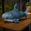 Almohada Transfronteriza Nueva y Colorida con Tema de Tiburón, Peluche Suave para Abrazar y Dormir, Regalo de Cumpleaños, Almohada Cómoda al por Mayor