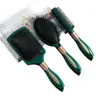 [venta al por mayor de fábrica] peine de aire con bolsa de aire verde oscuro de moda peine de masaje peine hueco peine de peluquería peine cuadrado peine para cabello rizado