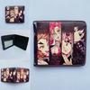 Porta-moedas periférico de anime porta-cartões curto carteira