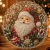 Bestseller transfronterizo árbol de Navidad pintura de diamantes 5D colgante acrílico regalo de Navidad decoración colgante manualidad acrílica