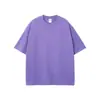 Nuevo Producto de Manga Corta 275g Tono Tierra Holgado Camiseta de Manga Corta Lisa para Hombre Niebla Algodón Puro Marca Trendy para Hombre Ropa para Hombre Tallas Grandes