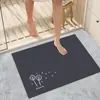 Alfombrillas de Baño Absorbentes de Barro de Diatomeas Estilo Nórdico Transfronterizas para el Hogar Modernas Simples Antideslizantes Resistentes al Desgaste Alfombrillas de Suelo para Baño