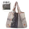 Bolsa de compras ecológica grande Nezha plegable portátil para comestibles fuerte y duradera moda de dibujos animados gran capacidad
