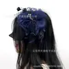 Amazon Malla Explosiva Encaje Corsage Accesorios para el Cabello Festival de Carreras de Caballos Topper Vestido Mujeres Malla para la Cabeza Corsage de Banquete