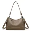 Bolso de mano nuevo para mujer transfronterizo, bolso cruzado elegante y minimalista, textura clásica de cuero suave, gran capacidad, adecuado para ir al trabajo y uso casual