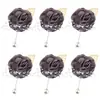 Set de 6 Piezas de Suministro Transfronterizo Europeo y Americano Novio y Novia Boda Hoja de Oro con Cuentas Muñequera y Ramillete Fabricante Venta al por Mayor Stock Disponible