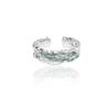 Anel de Gotejamento de Óleo Cor Menta Feminino Design de Nicho Ins Sense Avançado Abertura Ajustável Anel de Dedo para Dieta Luxo Leve Estilo Frio
