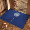 Alfombra Azul para Entrada de Casa, Modelo Nuevo 2026, Alfombra de Año Nuevo, Felpudo de Bucle de Seda para Exteriores, Antideslizante y Resistente a la Suciedad, Felpudo para Inauguración de Casa