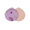 Esponja de Cushion Mate Serie Uva No Absorbe el Polvo, Aplica el Maquillaje Uniformemente, Uso Seco y Húmedo, Polvo Suelto Iluminador, Retoque, Compacto y Portátil, Doble Uso