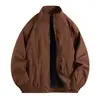 Chaqueta de Otoño Transfronteriza Marca de Moda para Hombre Cálida Transpirable Gama Alta Cuello Alto Simple Versátil Nueva Tendencia en Chaquetas para Hombre