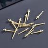 Brinco de Resina Acessórios DIY Suporte de Pérola Piercings Studs Transparente Invisível Pinos de Tigela